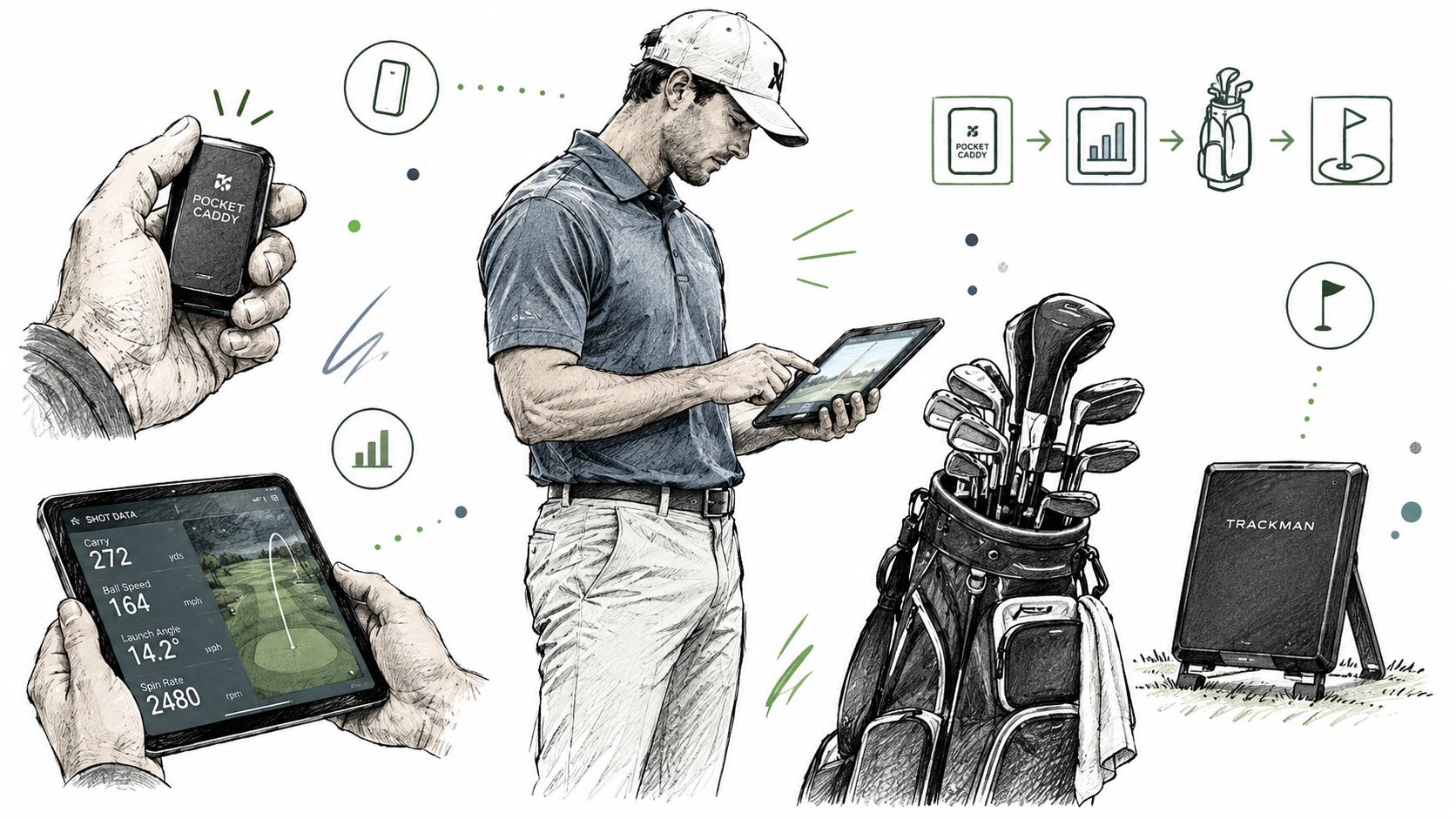 Screenshot from https://dialed.golf/app/pocket-caddy