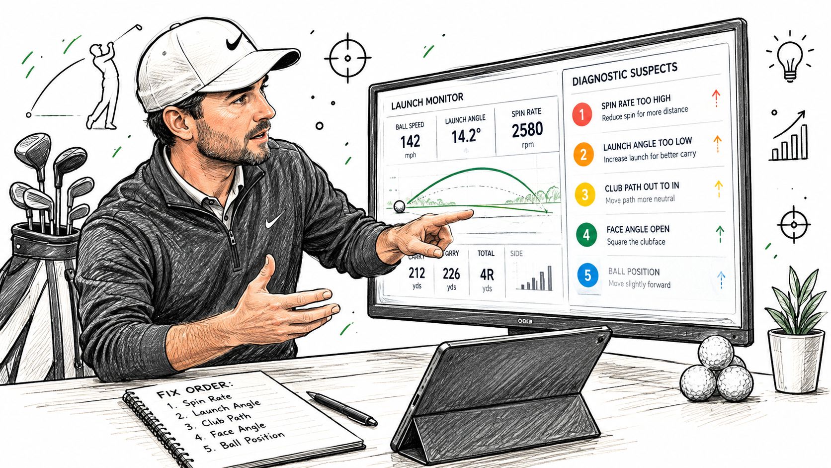 Screenshot from https://dialed.golf/dashboard/launch-monitor-report.jpg